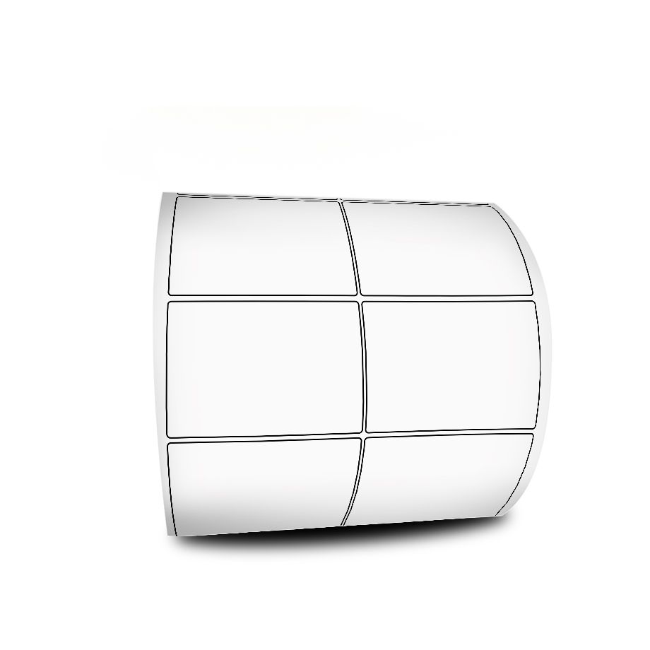 Etiquetas Adesivas 40x30 mm Couchê 02 Colunas - 10 Rolos - imagem 1