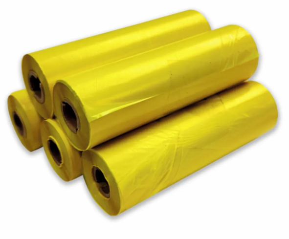 Ribbon 110x74 M  - Misto ( cera/resina) Amarelo - imagem 1