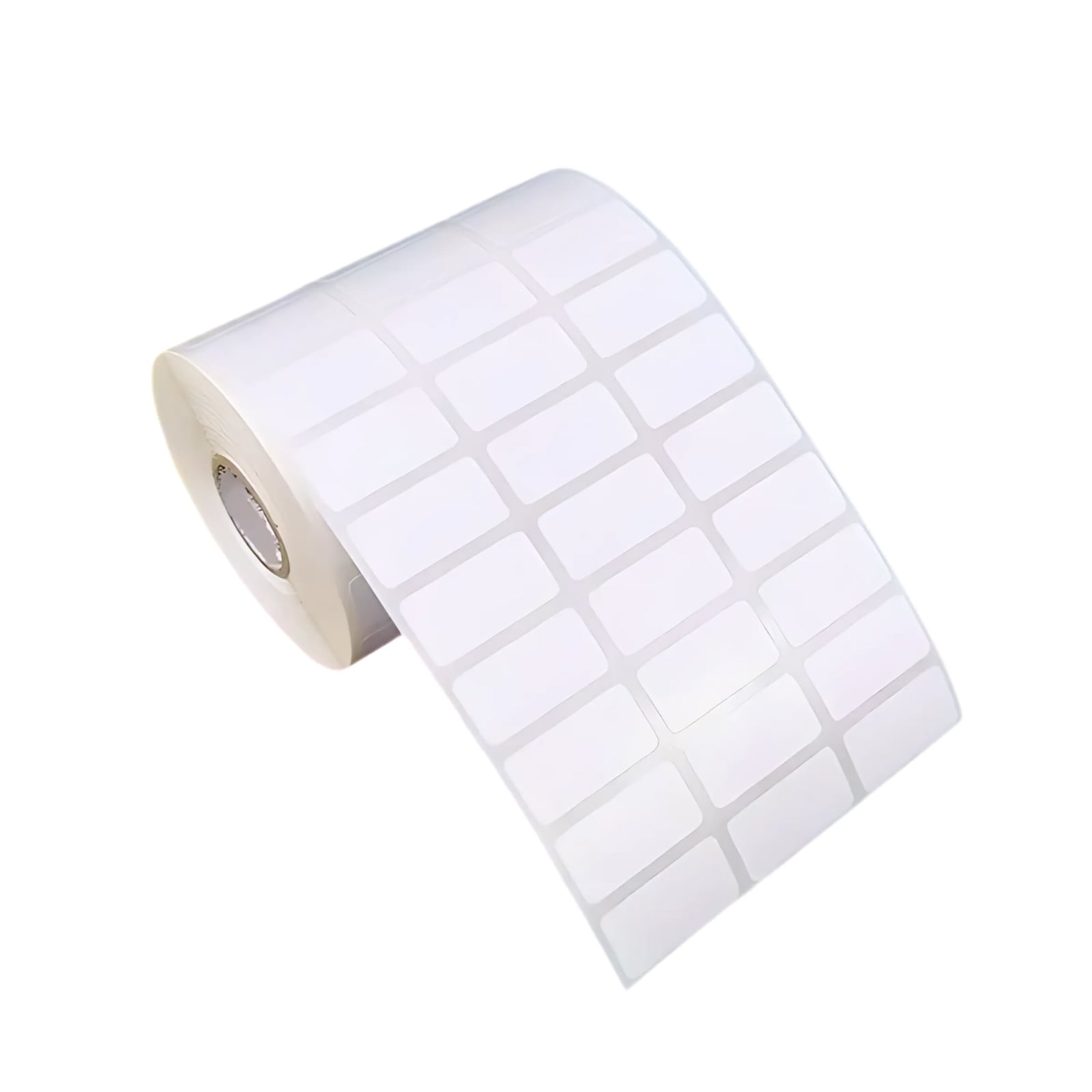 Etiquetas Adesivas 30x15 Mm Couchê 32 Metros 03 Colunas Com Espaçamento - imagem 1
